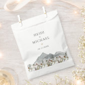 Sachets En Papier Mariage Fleur sauvage HEIDI Muet Boho (Coupé)