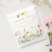 Sachets En Papier Mariage Fleur sauvage rustique (Scellé)