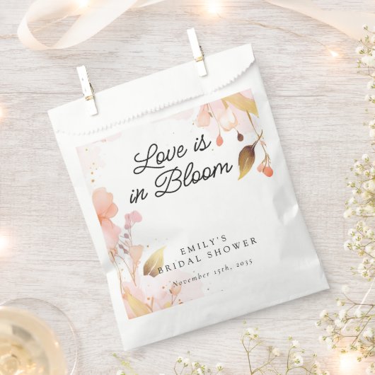 Sachets En Papier Mariage Fleurissant Shower de Fiançailles (Coupé)