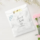 Sachets En Papier Mariage Flocon de Neige d'Hiver (Scellé)