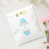 Sachets En Papier Mariage floral à aquarelle bleue (Scellé)