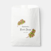 Sachets En Papier Mariage floral à la douche (Devant)