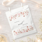 Sachets En Papier Mariage floral boho minimal (Coupé)
