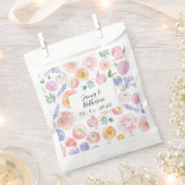 Sachets En Papier Mariage floral de l'aquarelle de printemps (Coupé)