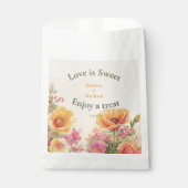 Sachets En Papier Mariage floral de printemps (Devant)