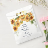 Sachets En Papier Mariage floral de tournesol d'été d'automne (Scellé)