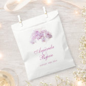 Sachets En Papier Mariage floral d'orchidée rose pâle (Coupé)