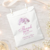 Sachets En Papier Mariage floral d'orchidée rose pâle (Coupé)
