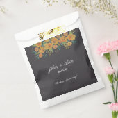 Sachets En Papier Mariage floral jaune et Brown (Scellé)