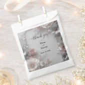 Sachets En Papier Mariage floral rustique Élégant 3D (Coupé)