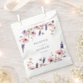 Sachets En Papier Mariage Floral spécifique au client (Coupé)