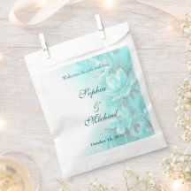 Mariage floral turquoise élégant