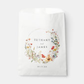 Sachets En Papier Mariage floral Whimsical (Devant)