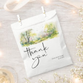 Sachets En Papier Mariage forestier rustique (Coupé)