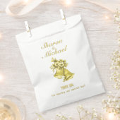 Sachets En Papier Mariage Gold Bells (Coupé)