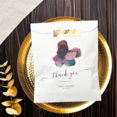 Sachets En Papier Mariage Gold Blue Lavender Purple Hydrangeas