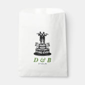 Sachets En Papier Mariage Golf Grooms (Devant)