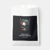 Sachets En Papier Mariage gothique du tatouage au crâne (Devant)
