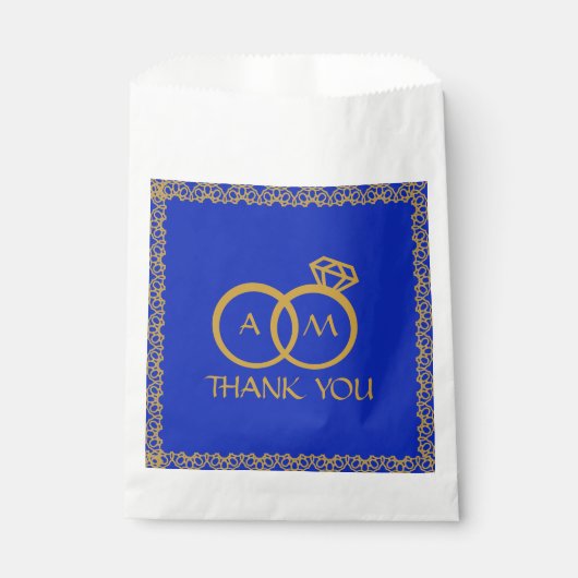 SACHETS EN PAPIER MARIAGE ISLAMIQUE INSPIRÉ (Devant)