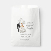 Sachets En Papier Mariage Italien Cannoli Drôle (Devant)