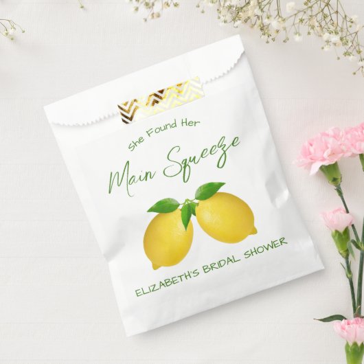 Sachets En Papier Mariage Lemon Main Squeeze Shower (Scellé)