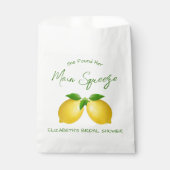 Sachets En Papier Mariage Lemon Main Squeeze Shower (Devant)