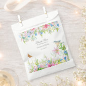 Sachets En Papier Mariage.Lys et oiseaux Mariage d'aquarelle (Coupé)