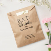 Sachets En Papier Mariage Mange, Boit et Avoir Un Petit Buffet De Bo (Scellé)