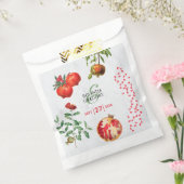 Sachets En Papier Mariage méditerranéen de la grenade rouge (Scellé)