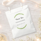 Sachets En Papier Mariage Merci (Coupé)