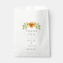 Mariage Merci Favor Aquarelle Star Flower