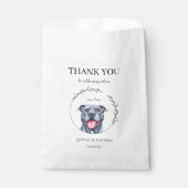 Sachets En Papier Mariage Merci simple Pit Favoriser le sac (Devant)