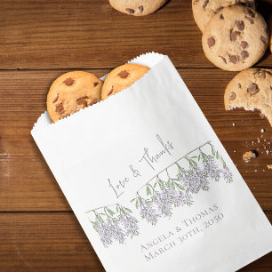 Sachets En Papier Mariage minimaliste favorise la lavande florale Él
