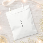 Sachets En Papier Mariage moderne (Coupé)