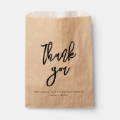 Sachets En Papier Mariage moderne contemporain (Devant)