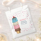 Sachets En Papier Mariage Moderne de Crème Glacée d'Été (Coupé)