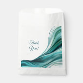 Sachets En Papier Mariage moderne - Emerald Green- (Devant)