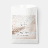 Sachets En Papier Mariage moderne et scintillant (Devant)