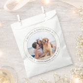 Sachets En Papier Mariage Moderne Photo personnalisée (Coupé)