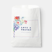Sachets En Papier Mariage moderne Rainbow Floral LGBTQ (Devant)