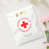 Sachets En Papier Mariage moderne Red Hangover Relief Recovery Kit (Scellé)