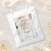 Sachets En Papier Mariage modifiable de bouquet de mariée et de fleu (Coupé)