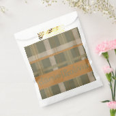 Sachets En Papier Mariage Motif écossais celte de Tartan (Scellé)