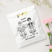 Sachets En Papier Mariage moto moto moto personnalisé (Scellé)