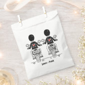 Sachets En Papier Mariage motocyclette Grooms (Coupé)