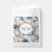 Sachets En Papier Mariage nautique Beach Seashell en Rose (Devant)