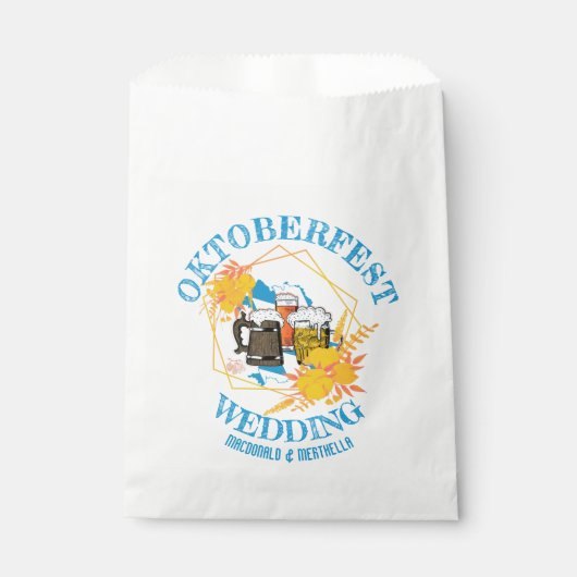 Sachets En Papier Mariage OKTOBERFEST (Devant)
