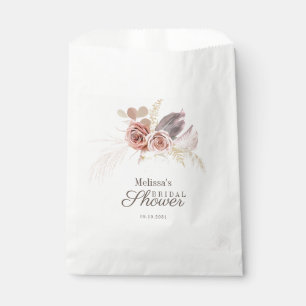 Sachets En Papier Mariage Pampas Grass Beige Terre Cuite