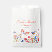 Sachets En Papier Mariage papillon floral d'été (Devant)