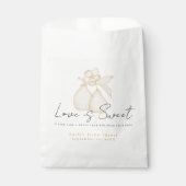 Sachets En Papier Mariage Parfait Poire Mariage | L'amour est doux (Devant)